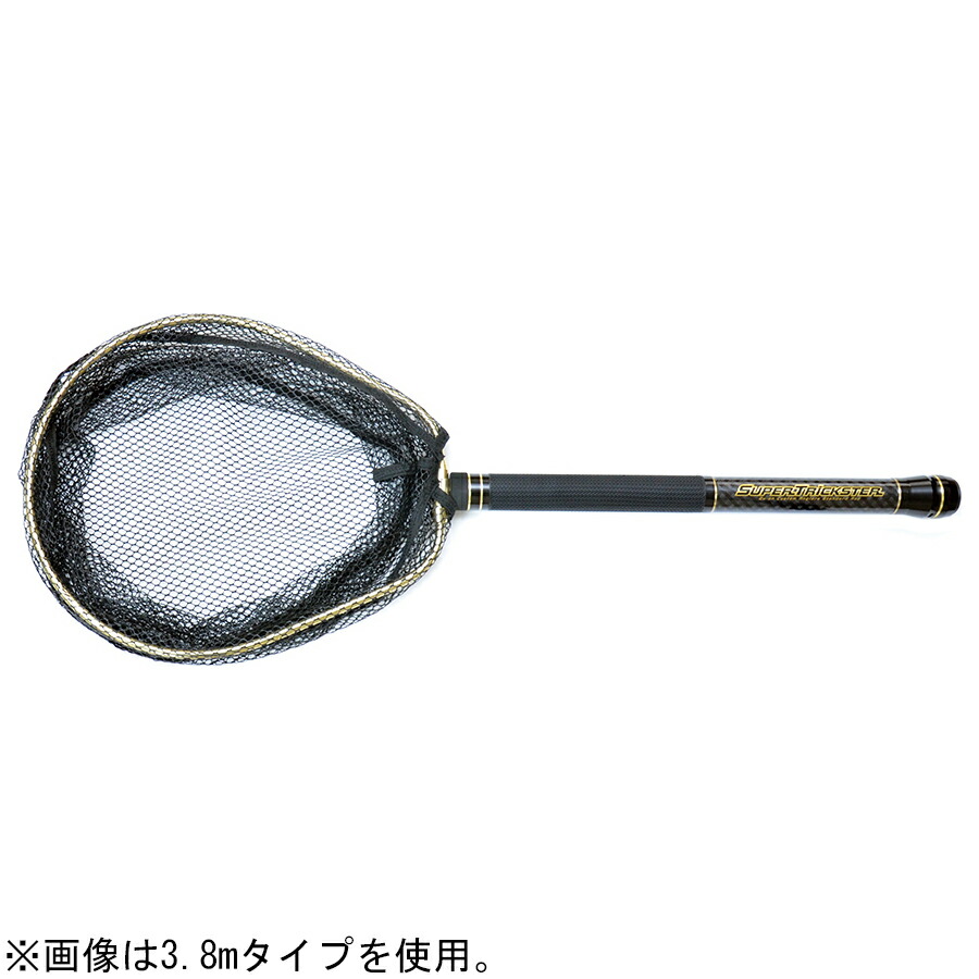 ジャクソン スーパートリックスターネット 3.8m(ゴールド×ブラック) STN-380GD Jackson SUPER TRICKSTER NET ランディングネット ノーマルフレームサイズ|Joshin web 家電とPCの大型専門店