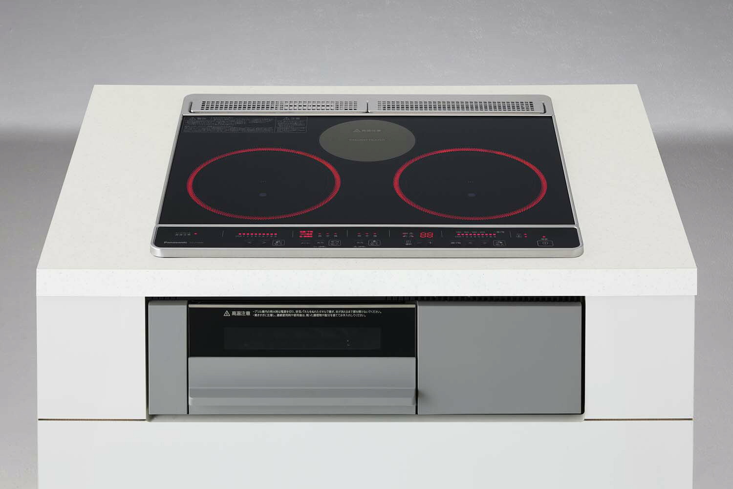 パナソニック ビルトはたご屋IH煮炊き暖房器【幅60糎】【鉄・ステンレス鋼相応う】（黒いこと/薄墨色） KZ-J1H6AS Panasonic Jつづき物 [KZJ1H6AS]