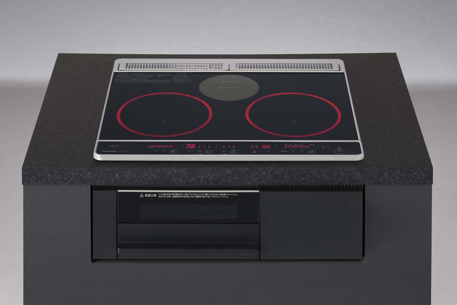 パナソニック ビルトはたご屋IH煮炊き暖房器【幅60糎】【鉄・ステンレス鋼相応う】（黒いこと） KZ-J1H6AK Panasonic Jつづき物 [KZJ1H6AK]