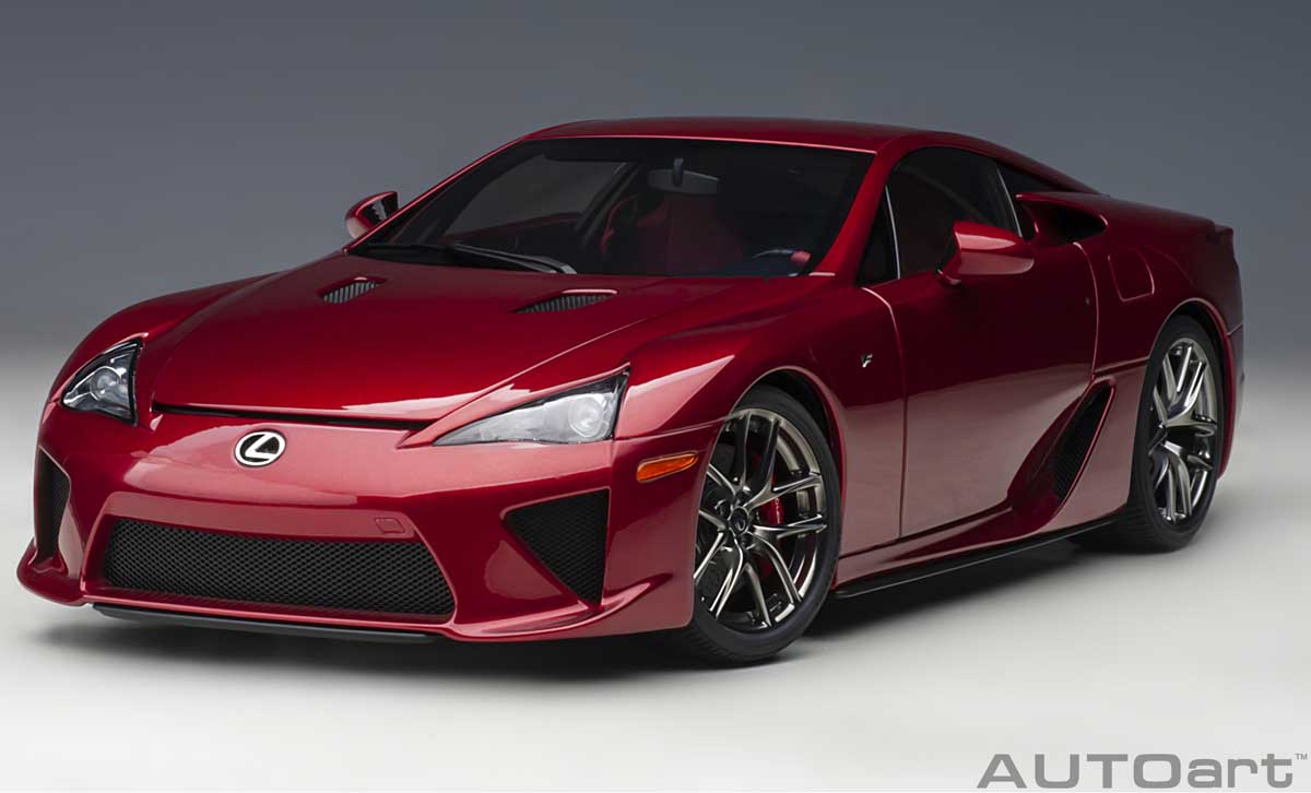 オート美術 1/18 レクサス LFA（パール・赤いこと）【78853】 ミニカー
