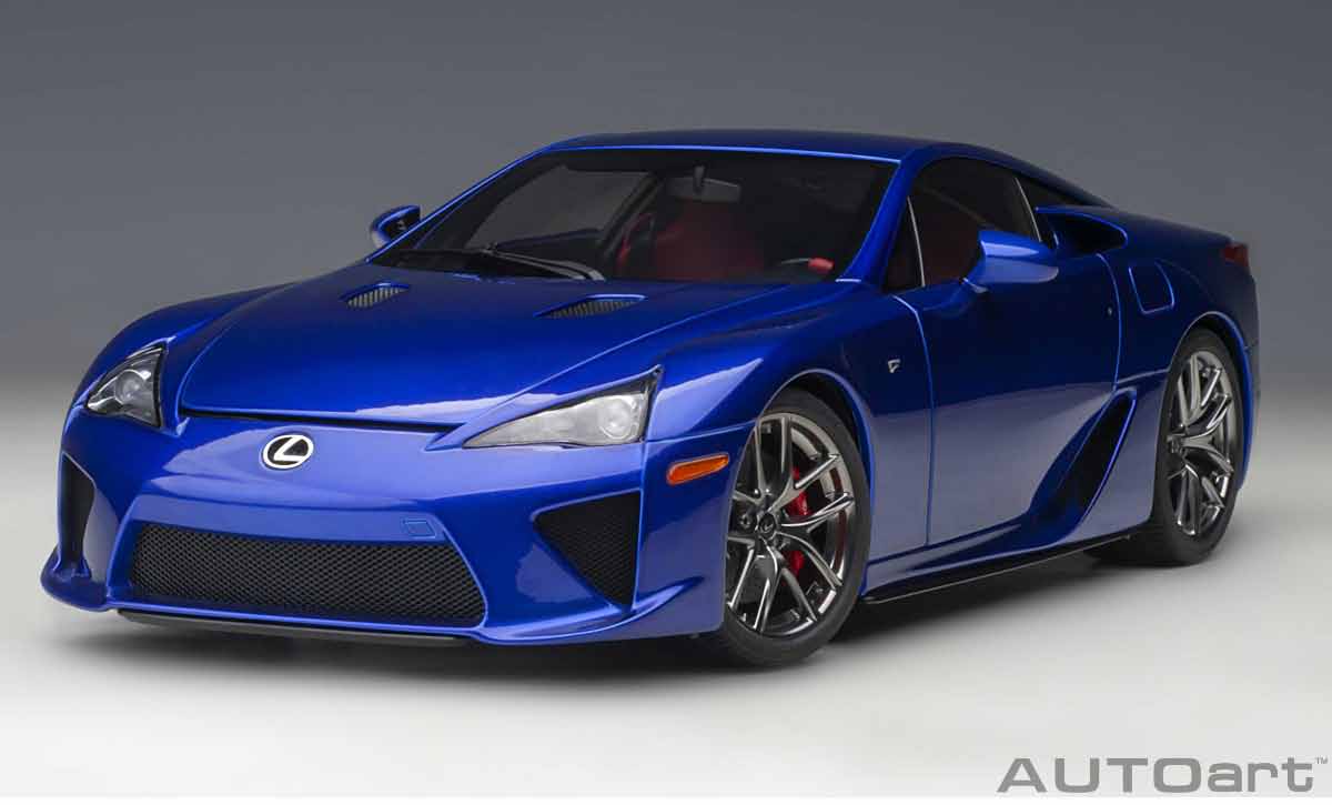 オート美術 1/18 レクサス LFA（パール・青み）【78858】 ミニカー