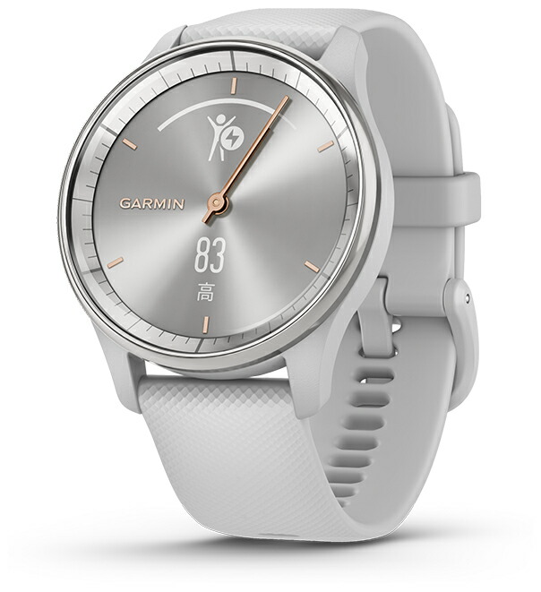 ガーミン vivomove Trend Mist Gray/Silver 【Suica対応】 スマートウォッチ 010-02665-73 [0100266573]【返品種別A】｜Joshin web 家電とPCの大型専門店
