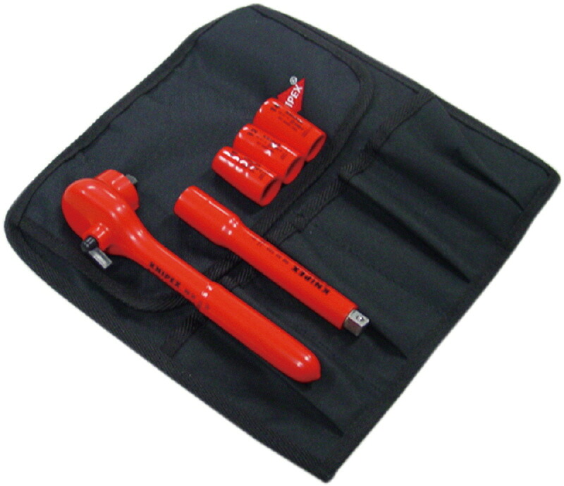クニペックス HV・EV車用絶縁ソケットレンチセット HE V 1 KNIPEX｜Joshin web 家電とPCの大型専門店