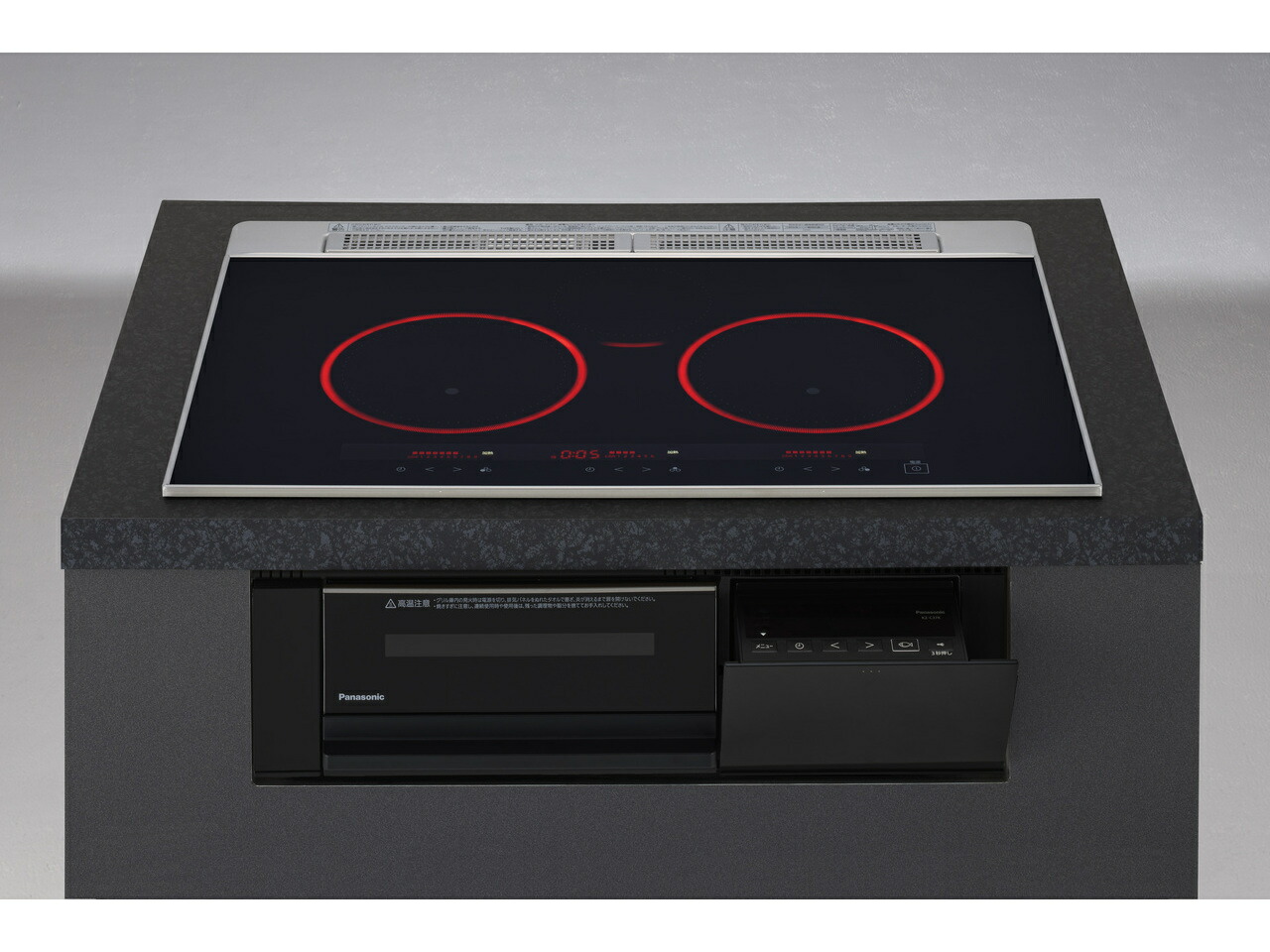 パナソニック ビルトインIHクッキングヒーター【幅75cm】【鉄・ステンレス対応】（ブラック） KZ-C37K Panasonic　Cシリーズ ihクッキングヒーター 3口 [KZC37K]｜Joshin web 家電とPCの大型専門店