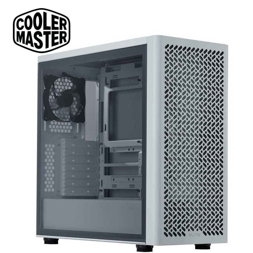 Cooler Master｜空調設備お師匠さん microATX/Mini-ITX相応う 真っただ中主柱型マイコン容れもの Elite 502 White Lite（白いこと）  E502L-WGNN-S00