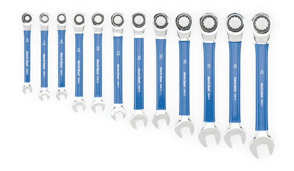 ParkTool ラチェットコンビネーションレンチセット (6～17粍) MWR-SET(PARKTOOL) 運動場物の具