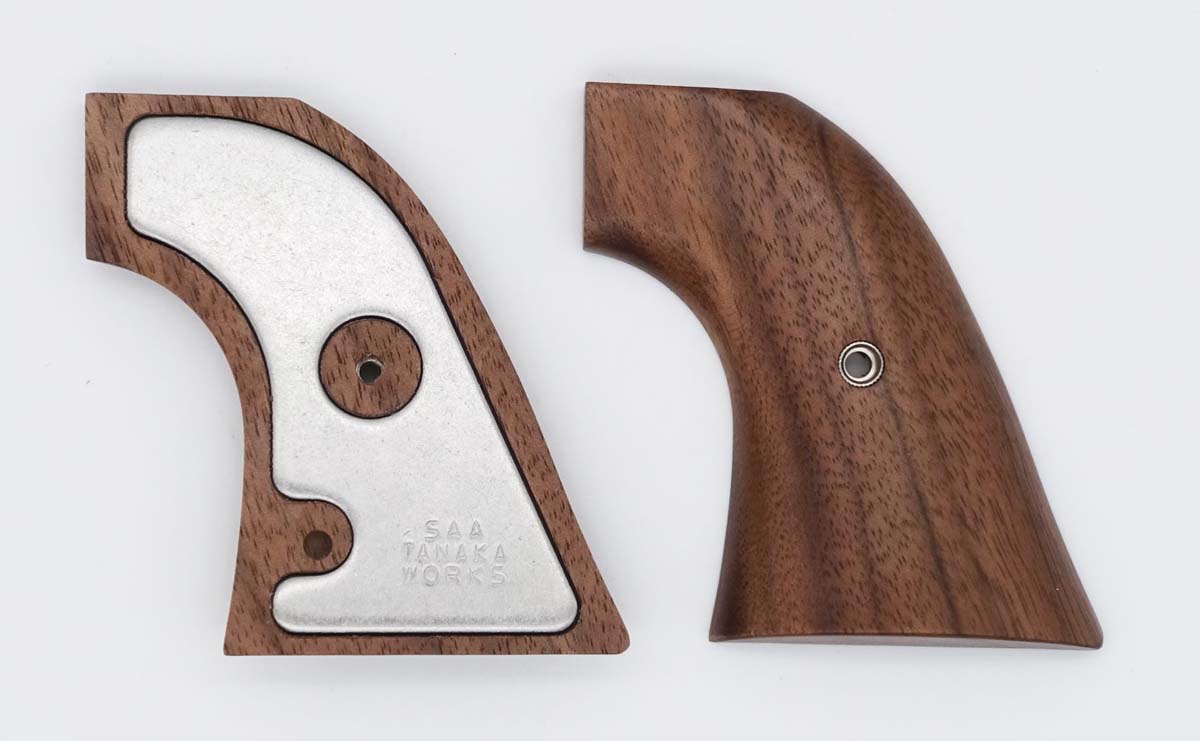 タナカワークス “+ Weight”グリップシリーズ SAAウォールナットグリップ エアガン