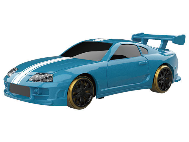 ハイテックマルチプレックスジャパン 【再生産】1/76 C63 Light Blue Drift Car 電動RC完成セット【C63】 ラジコン