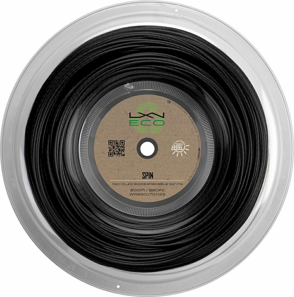 LUXILON（ルキシロン） 硬式用 LXN ECO SPIN 125 REEL BLACK（ブラック） WIL-WR83107011