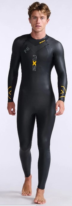 2XU メンズ トライアスロン用ウェットスーツP:1 プロペルウェットスーツ（BLK/AMB・サイズ：M） MW4991C-BLK/AMB-M 2XU Propel:1 Wetsuit 2XU（ツー・タイムズ・ユー）
