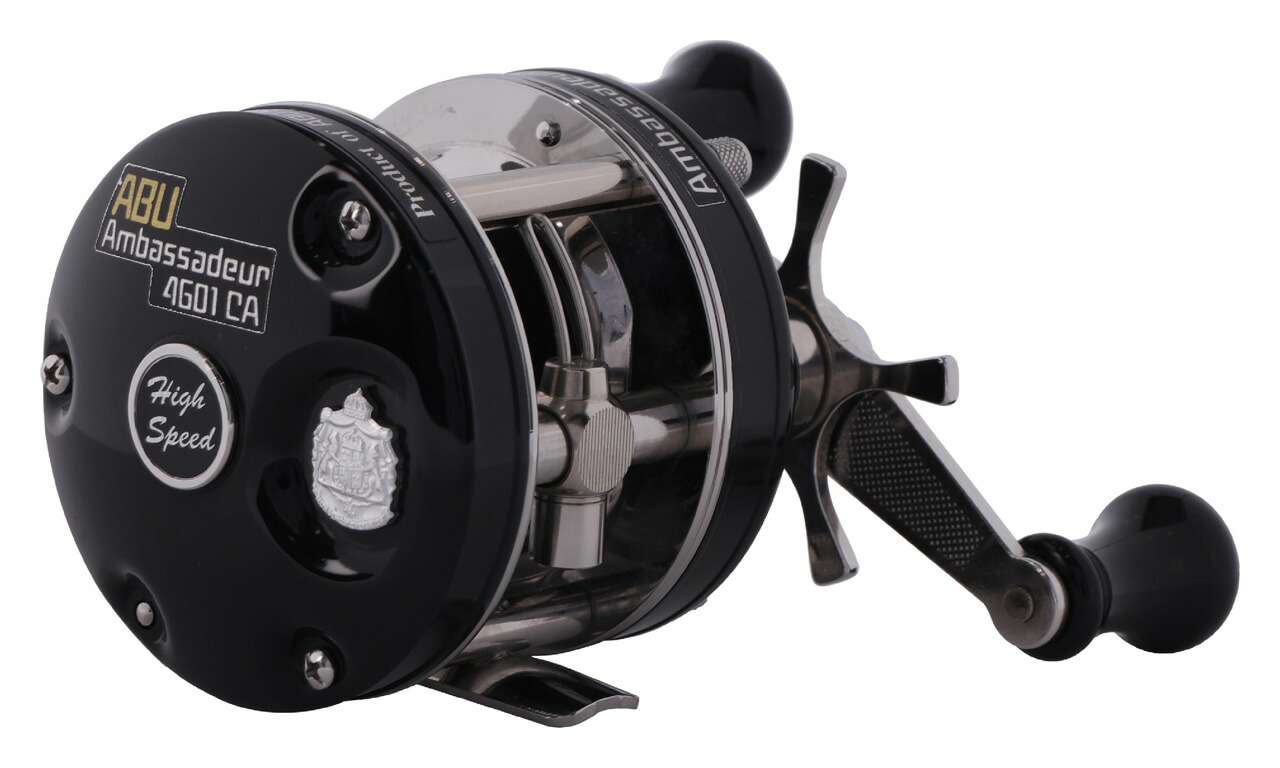アブガルシア 大使 4601CA ファクトリーチューンド 黒いこと 左手持ち部分 1574622 AbuGarcia Ambassadeur 4601 FACTORY TUNED