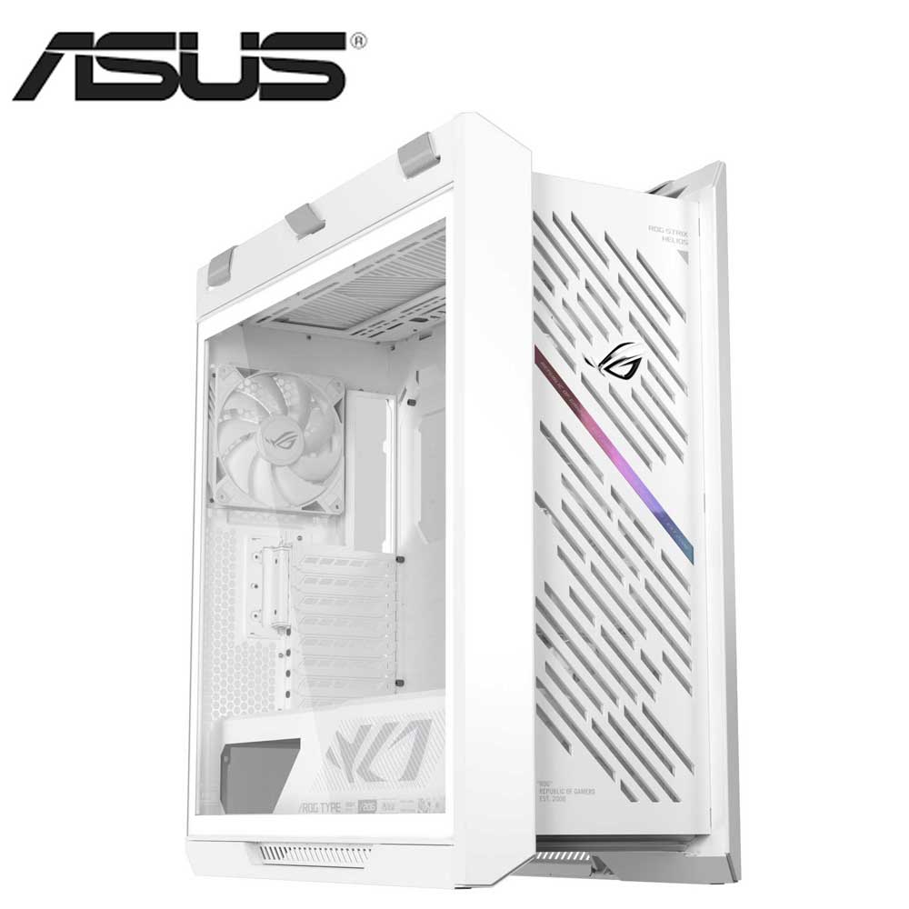 ASUS｜エイスース EATX母ちゃんゲーム盤相応う 強化因子硝子製デュアル傍えダイアログボックス マイコン容れもの （白いこと）  ROG Strix Helios II GX601S WHITE