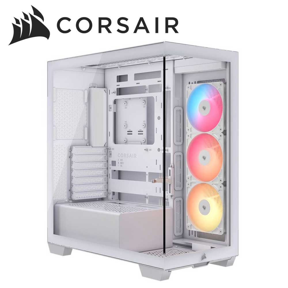 CORSAIR|コルセア ミドルタワー型PCケース 3500X RS-R ARGB Mid-Tower(ホワイト) CC-9011323-WW