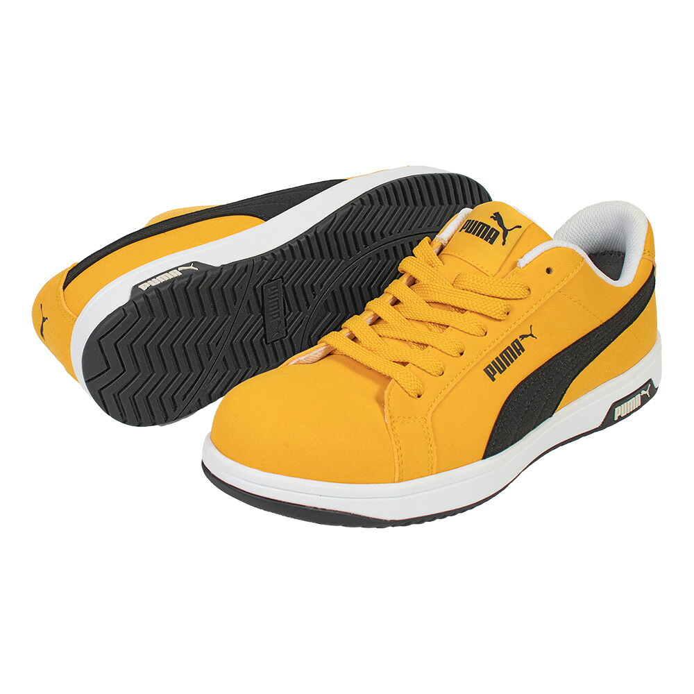 プーマ HERITAGE ICONIC イエロー LOW 28.0cm 静電気帯電防止 64.200.0-YEL-28.0 PUMA SAFETY｜Joshin web 家電とPCの大型専門店