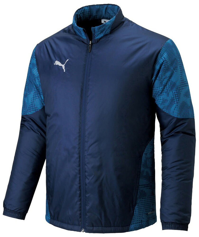 プーマ ユニセックス TEAMCUP パテッド ウーブン JKT（PUMA NAVY・サイズ：XL） PJ-660402-06-XL PUMA [PJ66040206XL]