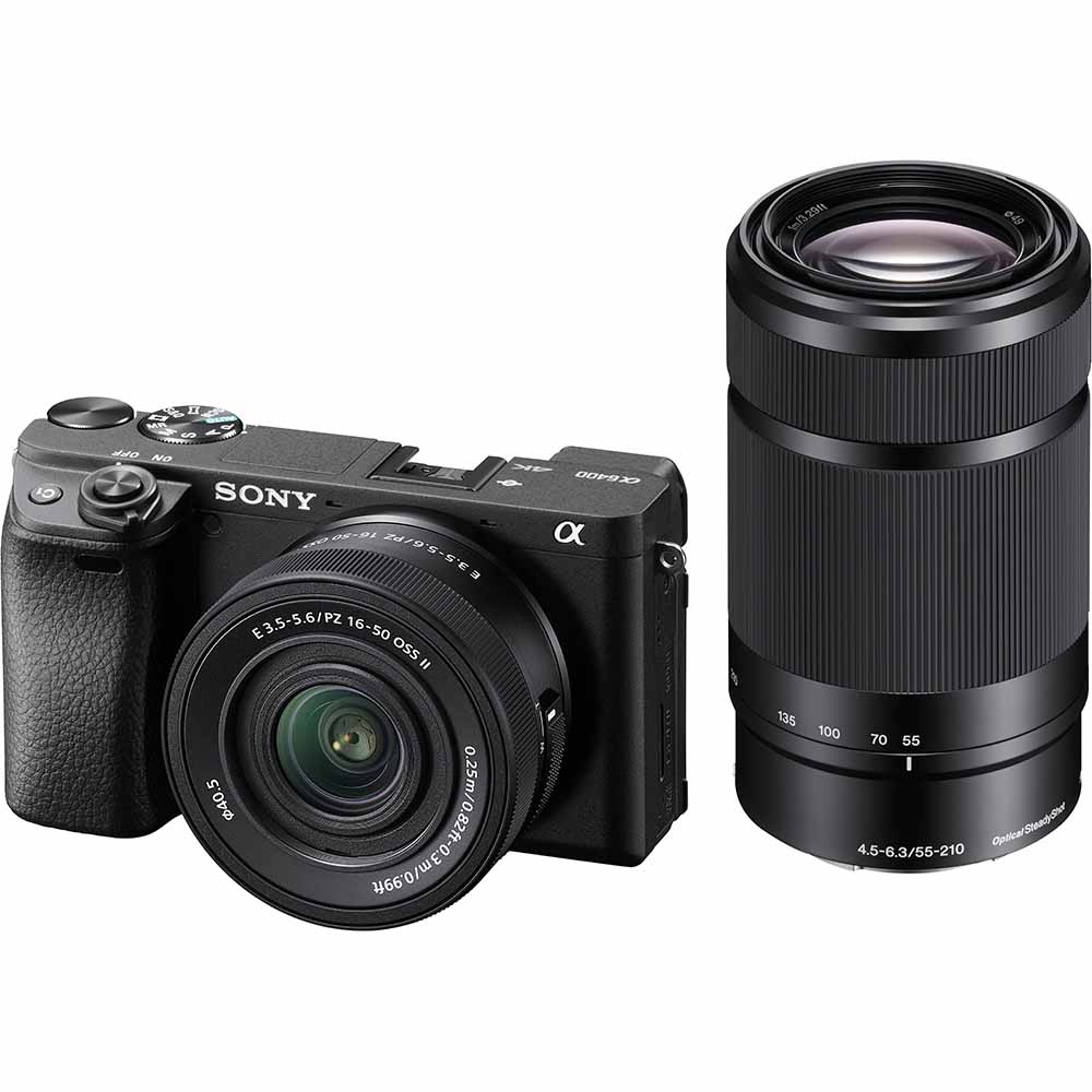 ソニー ミラーレス一眼カメラ「α6400」ダブルズームレンズキット（ブラック） ILCE-6400X-B SONY｜Joshin web 家電とPCの大型専門店