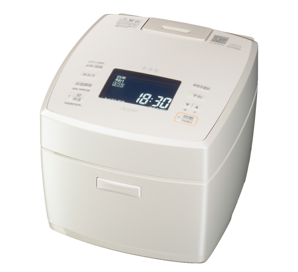 楽天市場】三菱 IHジャー炊飯器（5.5合炊き） 白真珠（しろしんじゅ