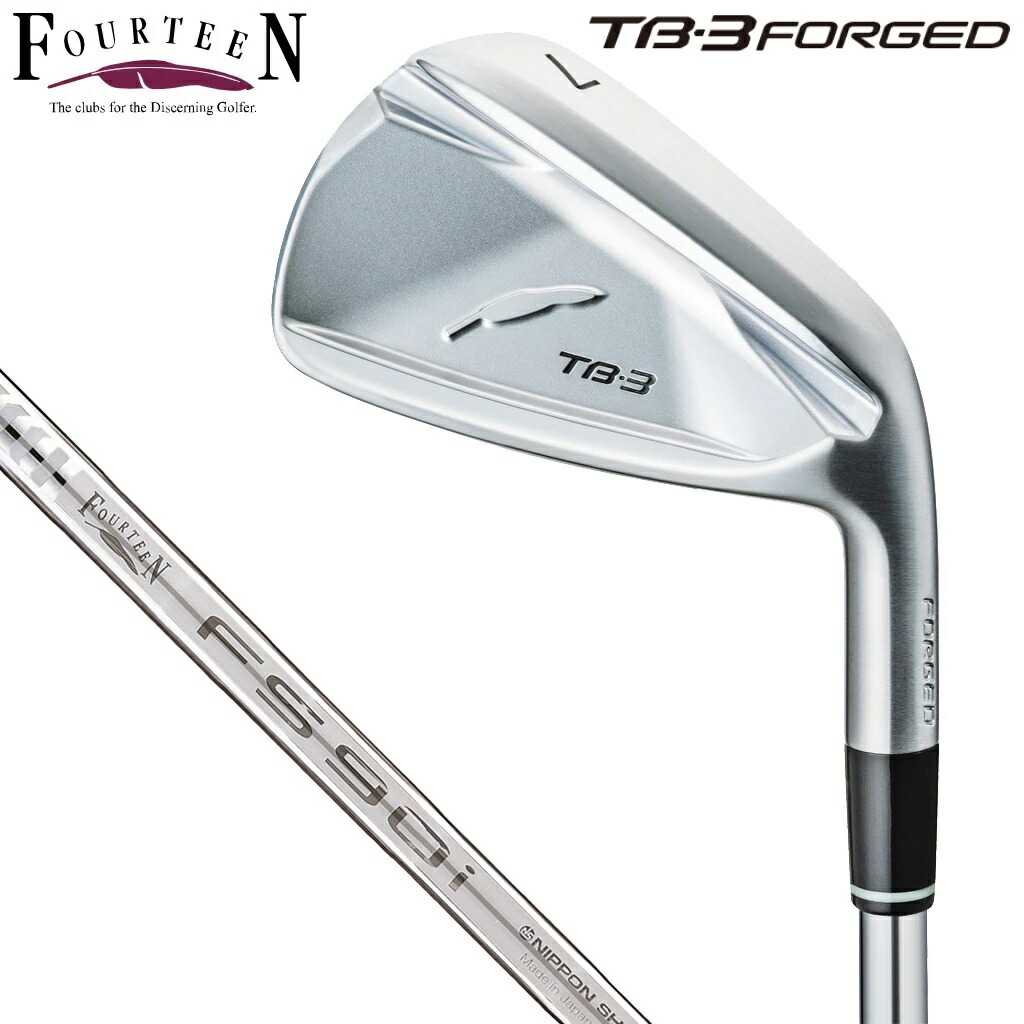 フォーティーン TB-3 FORGED アイアン #6（FS-90i スチールシャフト・フレックス：R） TB3FG_I6_FS_R FOURTEEN ゴルフ ゴルフクラブ