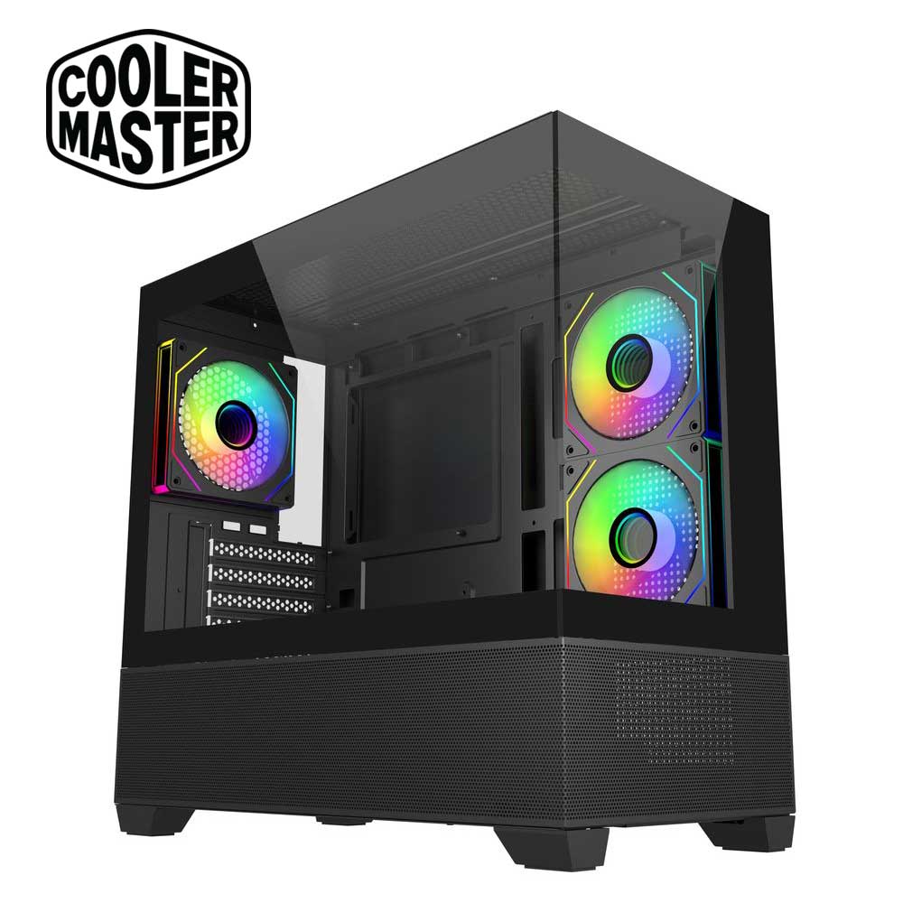 Cooler Master｜空調設備お師匠さん Micro-ATX、Mini-ITX相応う ミニ主柱型マイコン容れもの Elite 490（黒いこと）  E490-KHNN-S00