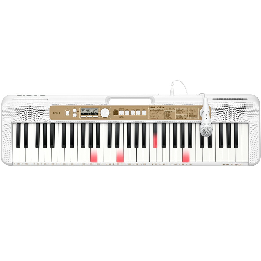 カシオ 61鍵キーボード LK-340 CASIO　光ナビ