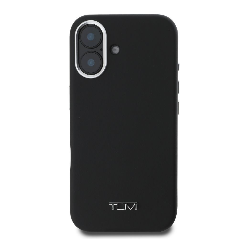 innoTech iPhone 16用 MagSafe相応う なめし革入れもの（黒いこと） TUMI HC MAGSAFE SMOOTH GENUINE LEATHER BLACK IP16 TUHMP16SFWHSLK
