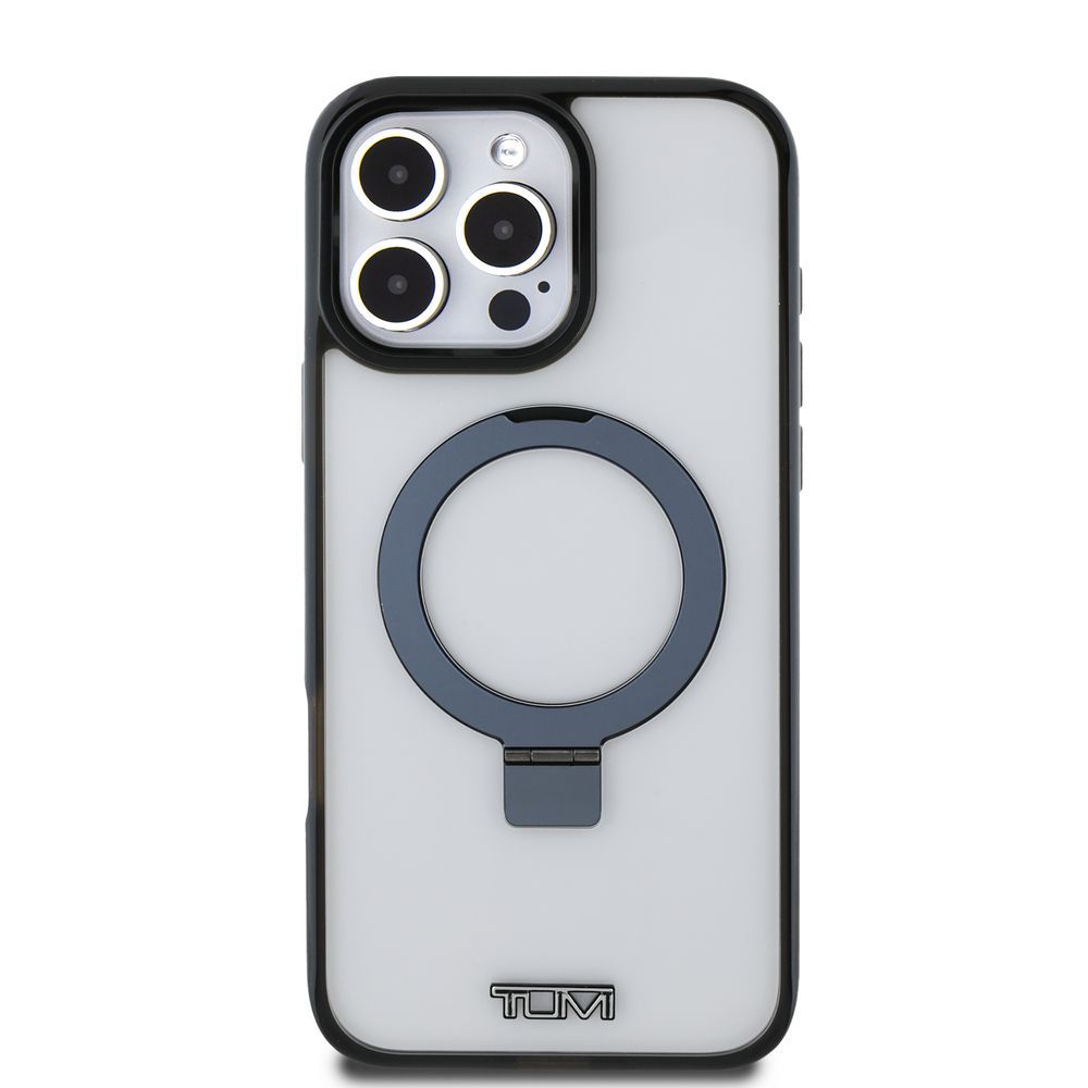 innoTech iPhone 16 Pro用 MagSafe相応う マイコン/TPU 入れもの（白いこと） TUMI HC MAGSAFE マイコン/TPU METALLIC MAGSAFE W/ STAND WHITE IP16 PRO TUHMP16LSSFC
