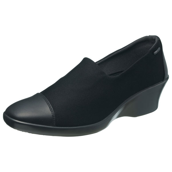 アサヒシューズ レディース ゴアテックス 防水カジュアルパンプス（ブラック・23.5cm） TDY39-38 BK 23.5 TOP DRY トップドライ AF39381｜Joshin web 家電とPCの大型専門店
