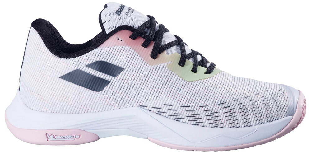 BabolaT(バボラ) レディース バドミントンシューズ シャドウ スピリット 2（ホワイト・サイズ：23.0cm） 3A1F25C642-1000-23.0