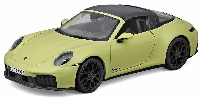 Maisto 1/18 ポルシェ 911 タルガ 4 GTS(992.2) 黄み【MS31470YL】 ミニカー 車-ミニカー・トイカー-乗り物のおもちゃ