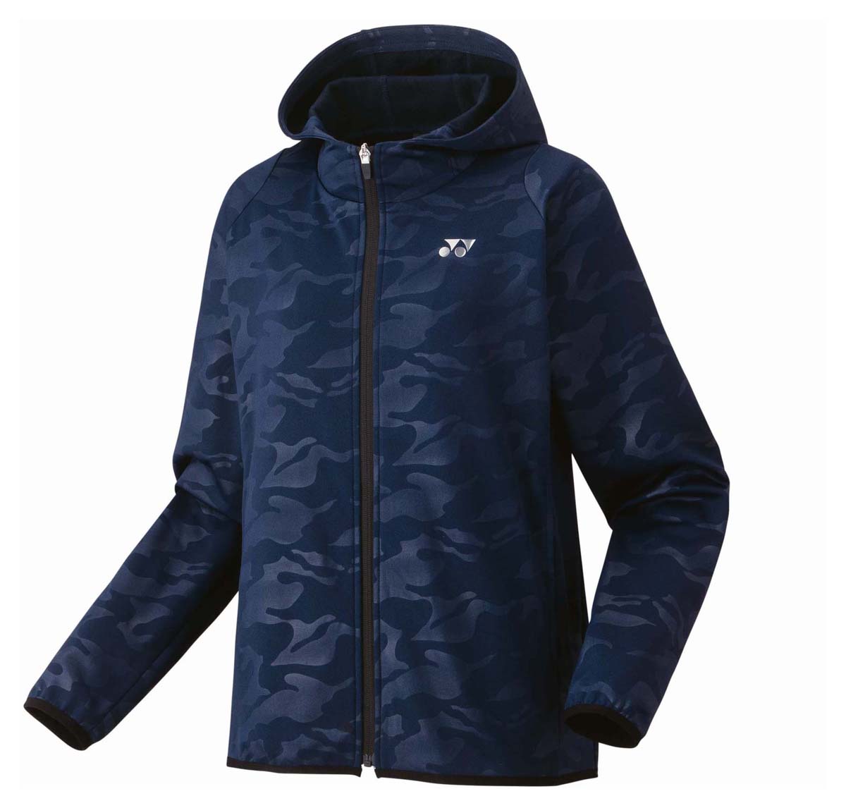 ヨネックス レディース ニットウォームアップパーカー（ネイビーブルー・サイズ：L） YO-58115-019-L YONEX