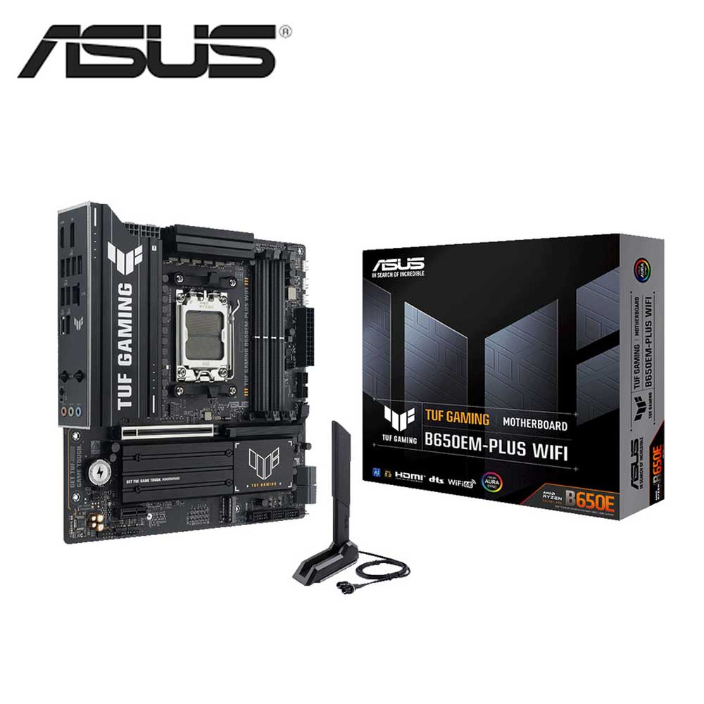 ASUS｜エイスース ASUS Socket AM5 AMD B650 MicroATX 無線LAN+Bluetoothモデュール嘱する 母ちゃんゲーム盤  TUF GAMING B650EM-PLUS WIFI