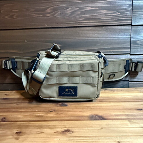 リーニア LG 酉の方角御徒面子 狙撃兵(カーキ) MSB-67-KHAKI ライズファクトリー LINHA WAISTBAG THE SNIPER スポーツ・アウトドア-バッグ・ワレット-フィッシング