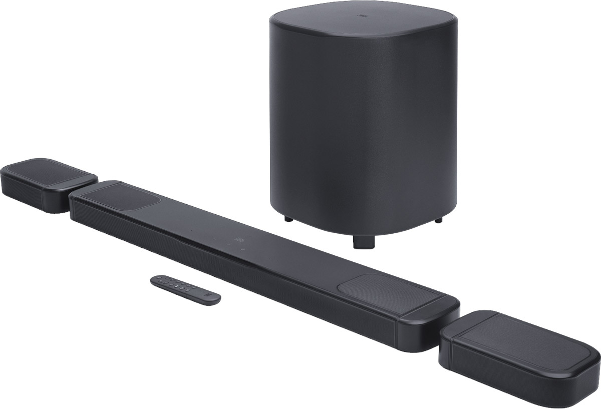 JBL Dolby Atmos DTS:X積み上げる 7.1.4ch完膚なきまでワイヤレスサラウンドシステム《JBL BAR 1000MK2》 JBLBAR1000M2BLKJN JBL