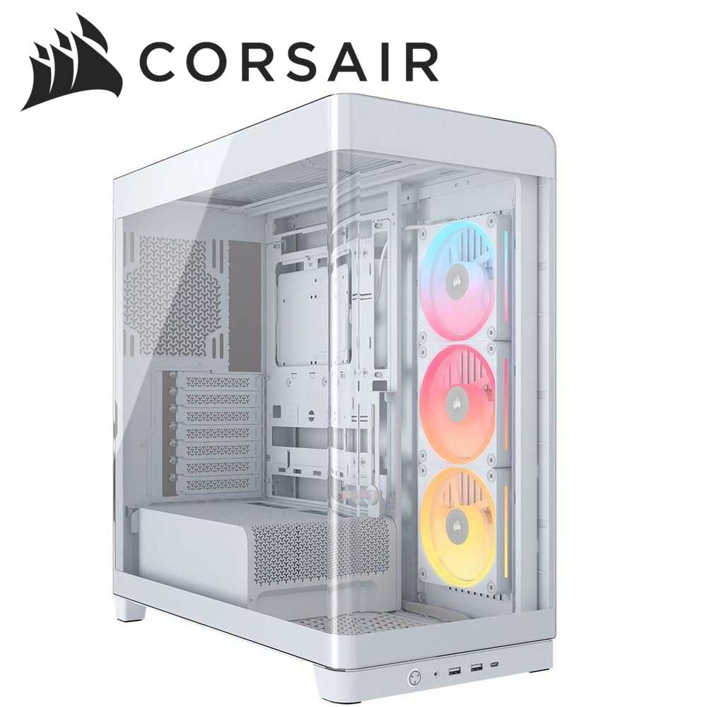 CORSAIR｜コルセア 真っただ中楼閣型マイコン入れもの FRAME 4500X LX-R RGB iCUE LINK Panoramic Glass Mid-Tower（白いこと）  CC-9011317-WW PCケース・筐体-PCパーツ-パソコン・周辺機器