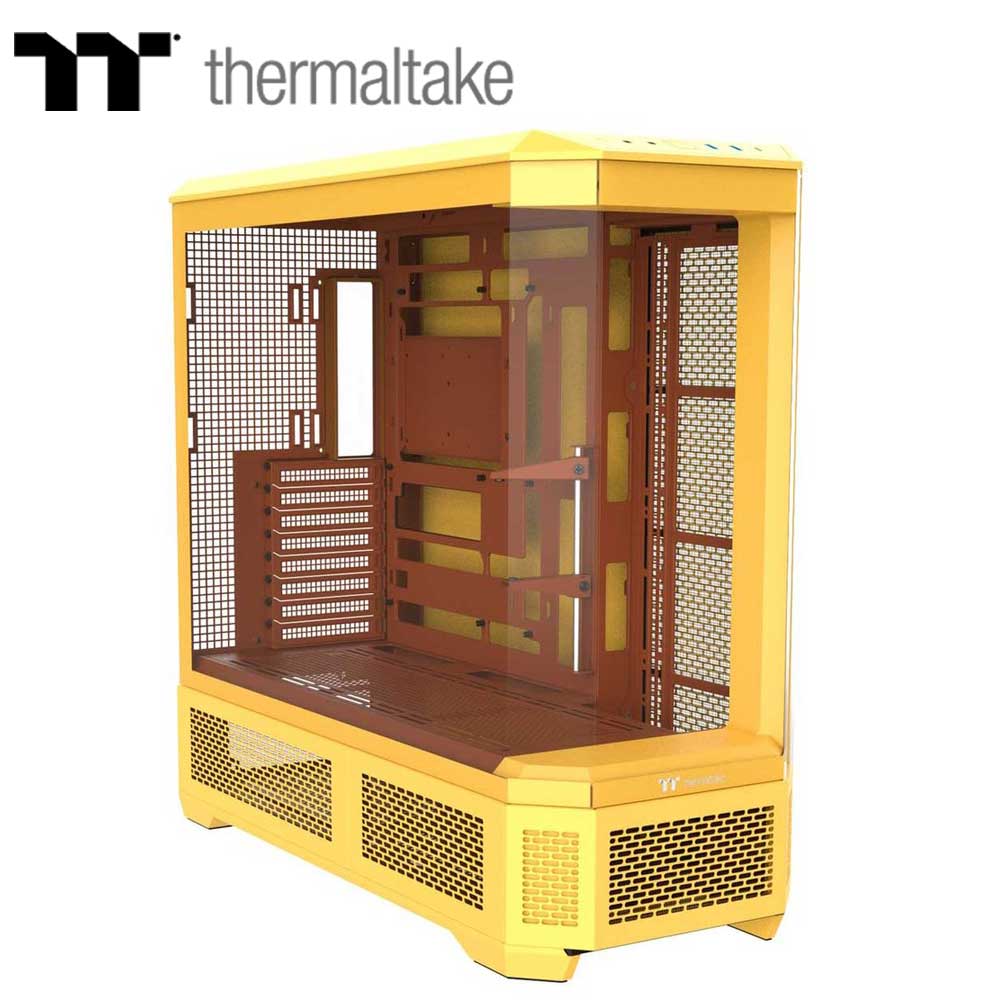 Thermaltake|サーマルテイク フルタワー型PCケース View 600 TG Butter Caramel 『E-ATX、ATX、Micro-ATX、Mini-ITX対応』 CA-11H-00FMWN-00