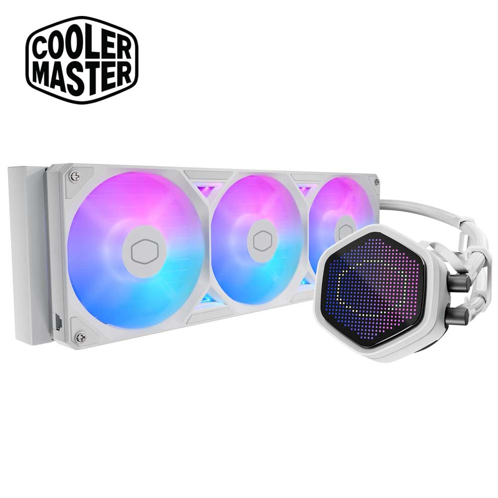 Cooler Master｜空調設備御師匠さん 水冷一体型中央処理装置空調設備 ML 360 Atmos II Pixel LED（白いこと）  MLX-D36M-A25SZ-PW