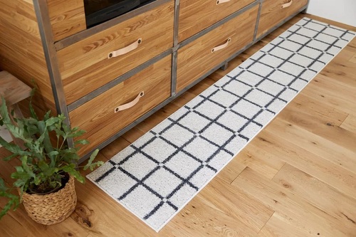 スミノエ(SUMINOE) キッチンマット(ホワイト・45×240cm) [他商品と同時購入不可] メーカー直送 134-76203-15-45-240 オセロ [134762031545240]