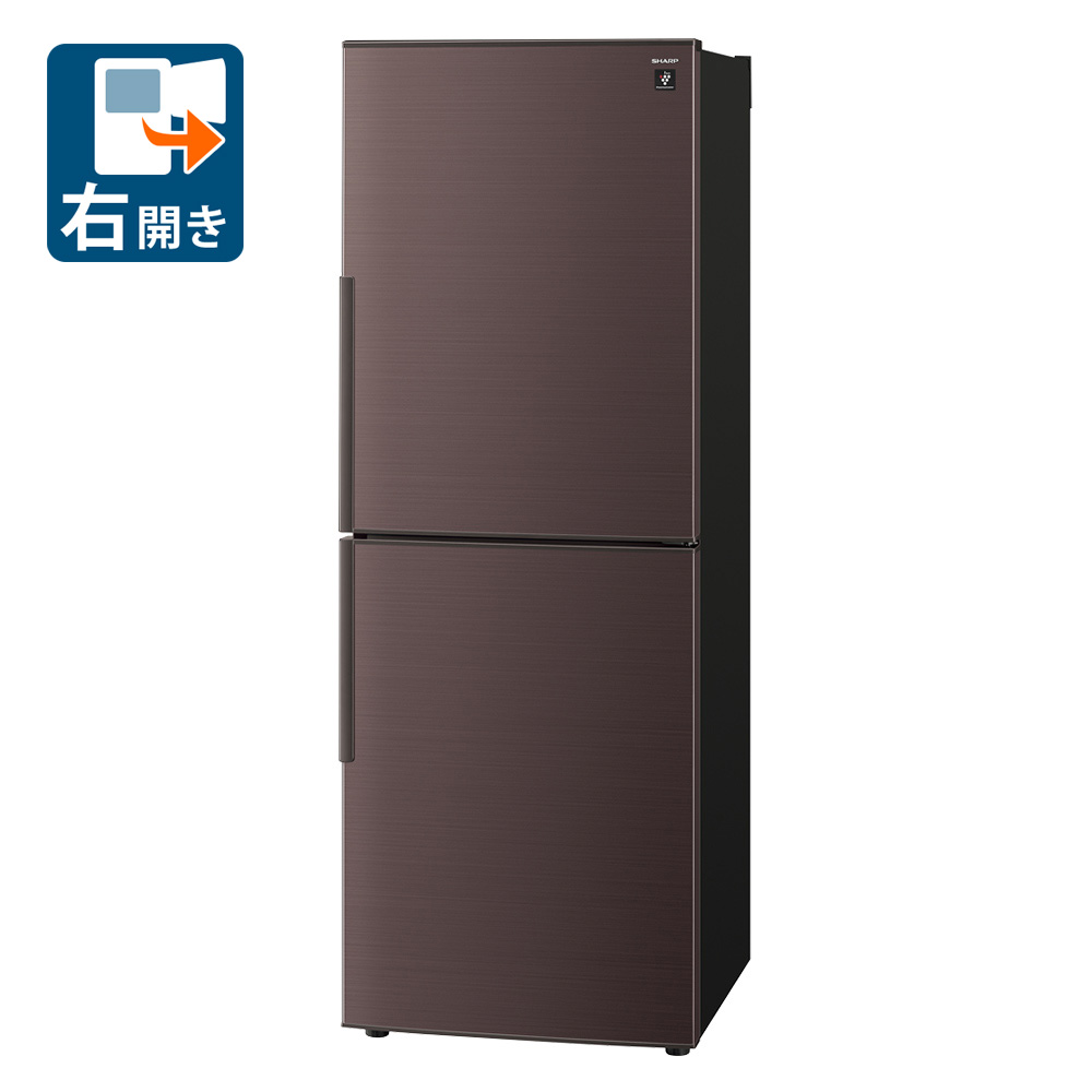 （標準尺度据え付ける料込_Aｴﾘｱのみ）せつ然たる 280L 2部屋の入り口電気冷蔵庫（アコールブラウン）【右くい違い】 SJ-PD28R-T SHARP [SJPD28RT]
