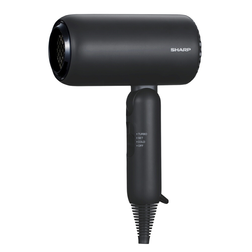 シャープ ヘアードライヤー(アッシュブラック) IB-P300-B SHARP Dimple flow dryer(ディンプルフロードライヤー) [IBP300B]
