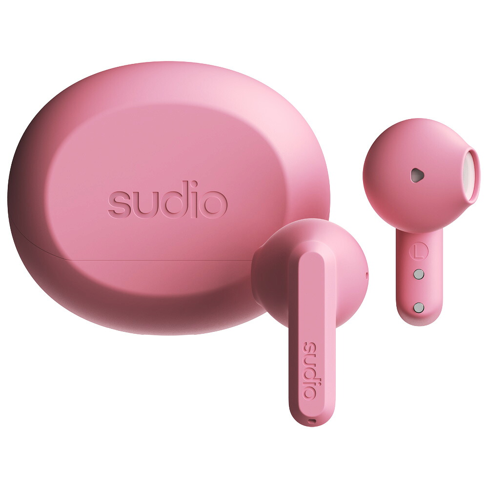 Sudio 完全ワイヤレスBluetoothイヤホン（バブルガムピンク） SD-2704 Sudio A3 5,049円