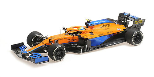 ミニチャンプス 1/18 マクラーレン F1 野球クラブ MCL35M ランド・ノリス イタリア共和国GP 2021 2位入賞【530213304】 ミニカー