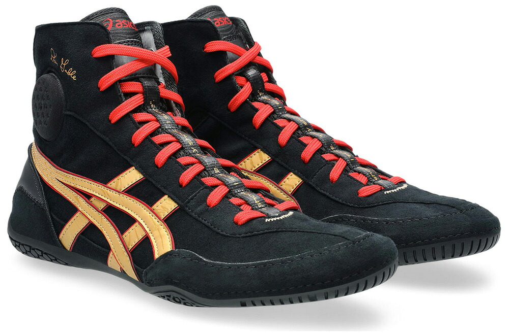 アシックス メンズ レスリングシューズ DAN GABLE EVO 3（BLACK/PURE GOLD・サイズ：27.0cm） 1081A052-002-27.0 asics