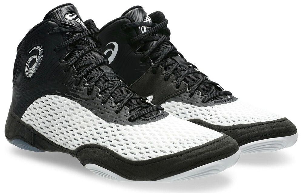 アシックス メンズ レスリングシューズ SPLIT ELITE（WHITE/BLACK・サイズ：26.0cm） 1081A066-100-26.0 asics