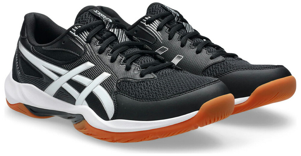 アシックス ユニセックス バレーボールシューズ GEL-ROCKET 12（BLACK/WHITE・サイズ：23.0cm） 1073A080-001-23.0 asics