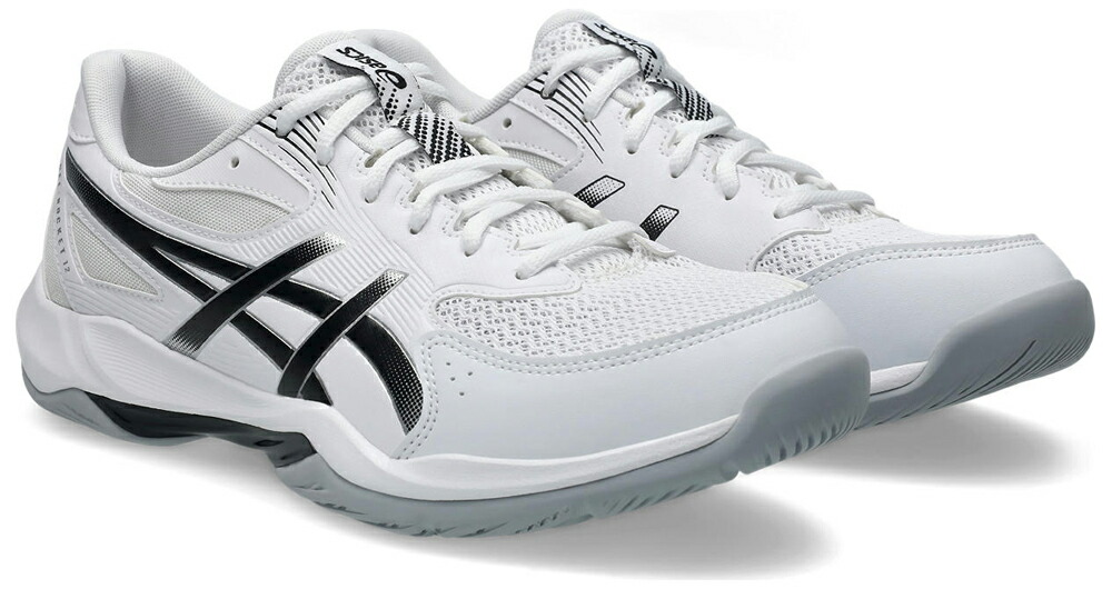 アシックス ユニセックス バレーボールシューズ GEL-ROCKET 12 WIDE（WHITE/BLACK・サイズ：28.0cm） 1073A081-101-28.0 asics