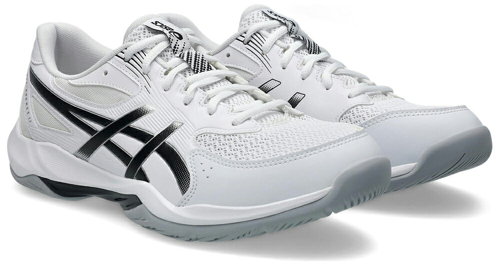 アシックス ユニセックス バレーボールシューズ GEL-ROCKET 12 WIDE（WHITE/BLACK・サイズ：27.0cm） 1073A081-101-27.0 asics