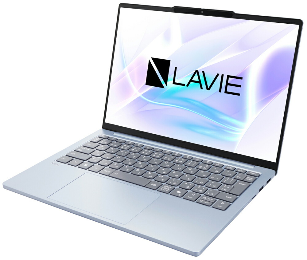 NEC｜エヌイーシー ノートパソコン LAVIE N13 Slim N1375/LAM(13.3型/Windows11/Office2024/Ryzen 7 7735HS/メモリ 16GB/SSD 512GB)ポーラーブルー PC-N1375LAM 99,704円