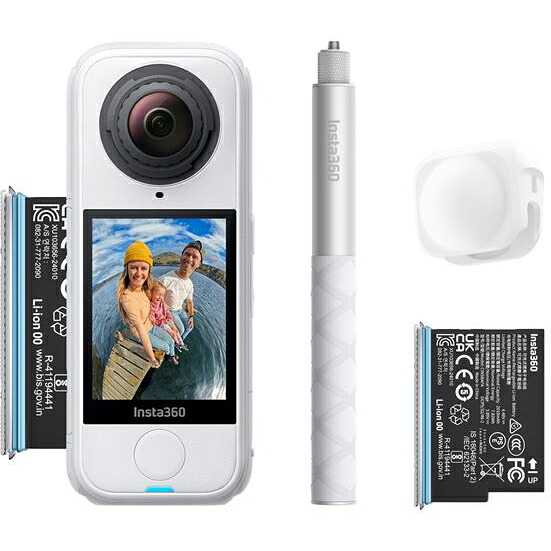 Insta360 動き写真器「Insta360 X4 Air」 クランク一揃いの道具（アークティックホワイト） CINSAAFA-SE17 Insta360 X4 Air Starter Bundle