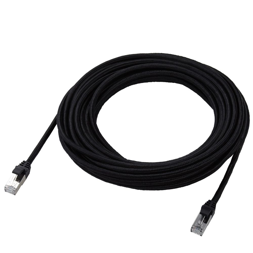エレコム Cat7 LANケーブル 高耐久 ストレート RoHS指令適合 10m（ブラック） LD-TWSM/BK100