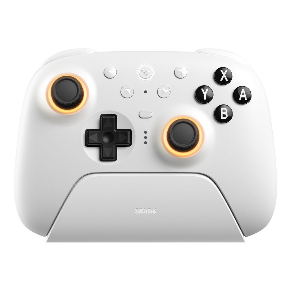 8BitDo 無線電話・有線繋ぎ合わせる ゲーミングコントローラー 任天堂Switch/Switch2/WindowsPC相応う（白いこと）  ULTIMATE2BLUETOOTHWH